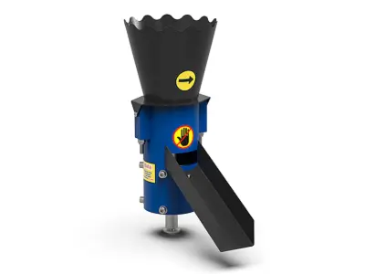 Робоча частина гранулятора 100 мм (ГКМ/Rotex-100)