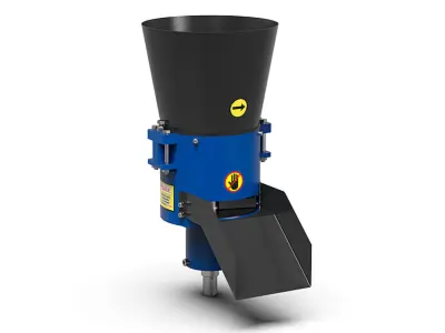 Робоча частина гранулятора 200 мм (ГКМ/ОГП/Rotex-200)