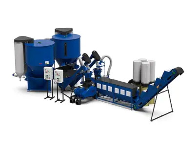 Лінія гранулювання кормів із продуктивністю від 1400 кг/год