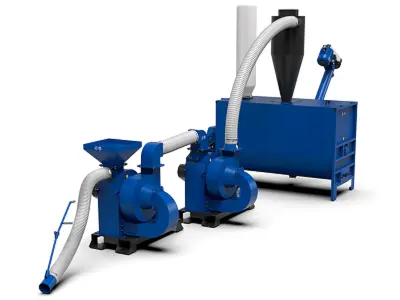 Кормоцех "Оптіма-2000" з кормозмішувачем "Вихор-2000" і подрібнювачем CHOPPER DUO