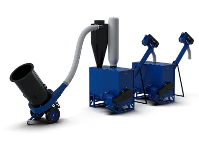 Кормоцех "Оптіма-1000 MAX" з кормозмішувачем "Вихор-1000" і дробаркою ДР