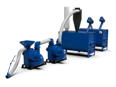 Кормоцех "Оптіма-2000 MAX" з кормозмішувачем "Вихор-2000" і подрібнювачем CHOPPER DUO