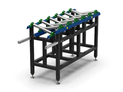 Рольганг для транспортування колодок / кругляка