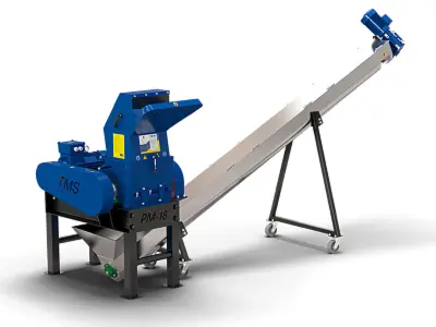 Подрібнювач м'ясо-кістковий ПМ-18 з нержавіючим шнеком вивантаження