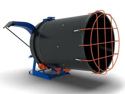 Подрібнювач тюків соломи та сіна "TOKMAK" від ВВП трактора